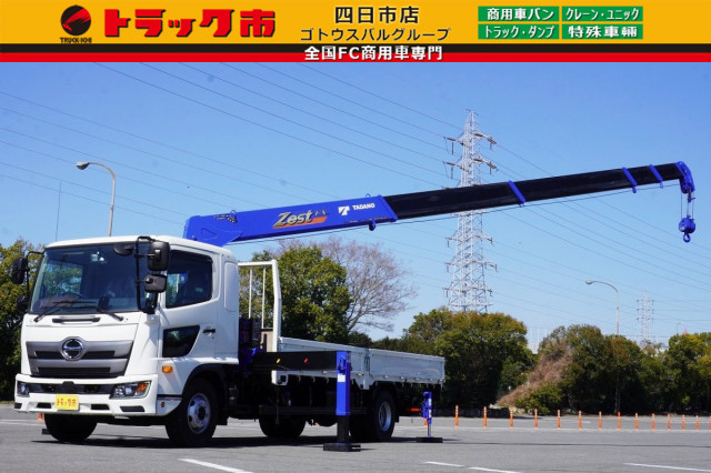 日野 レンジャー 中型 平ボディ（クレーン付） 2KG-FD2ABA(102234) 1枚目