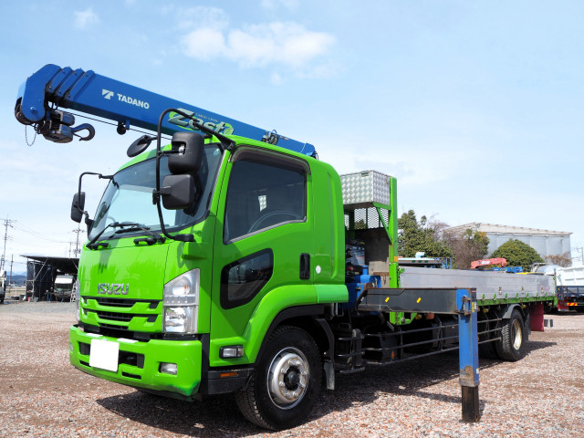 いすゞ フォワード 増トン 平ボディ（クレーン付） LPG-FTR90S2(102258) 1枚目