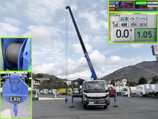 三菱ふそう キャンター 小型 平ボディ（クレーン付） 2PG-FEB90(102421) 16枚目