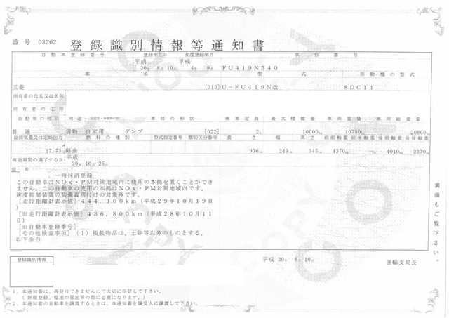 三菱ふそう スーパーグレート 大型 土砂ダンプ U-FU419N(1927) 39枚目