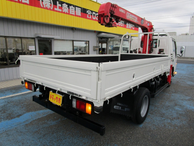 いすゞ エルフ 小型 平ボディ（クレーン付） TKG-NKR85AR(102730) 2枚目