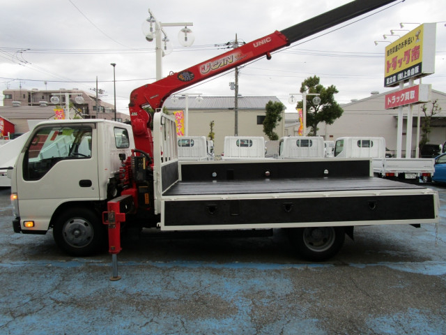 いすゞ エルフ 小型 平ボディ（クレーン付） TKG-NKR85AR(102730) 10枚目
