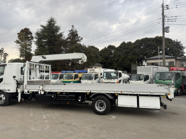 三菱ふそう ファイター 中型 平ボディ（クレーン付） 2KG-FK61F(102935) 6枚目