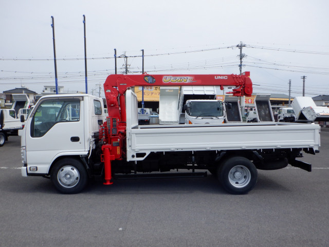 いすゞ エルフ 小型 平ボディ（クレーン付） TKG-NKR85R(102982) 12枚目