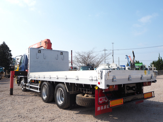 三菱ふそう ファイター 増トン 平ボディ（クレーン付） KL-FQ61FK(102988) 3枚目