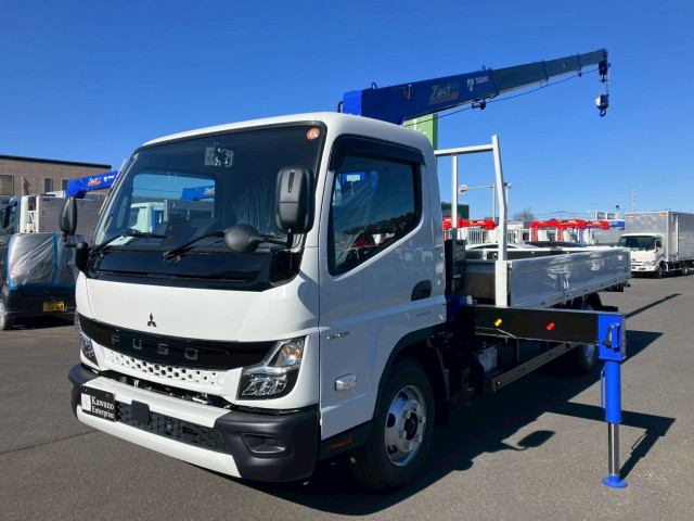 三菱ふそう キャンター 小型 平ボディ（クレーン付） 2PG-FEB90(103010) 1枚目