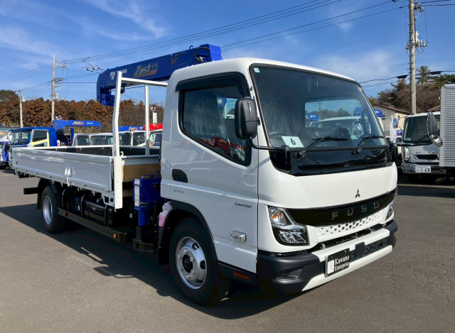 三菱ふそう キャンター 小型 平ボディ（クレーン付） 2PG-FEB80(103009) 3枚目