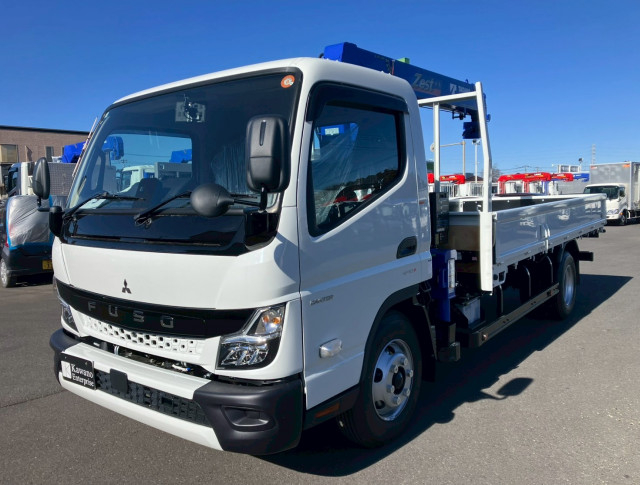 三菱ふそう キャンター 小型 平ボディ（クレーン付） 2PG-FEB90(103010) 2枚目