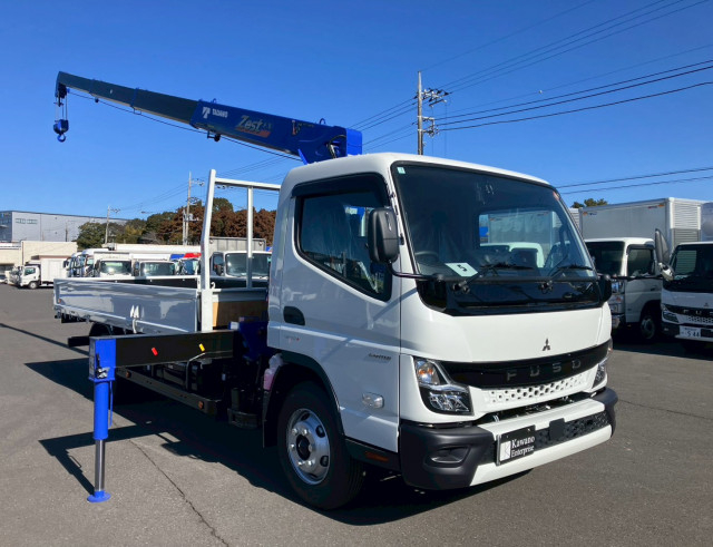 三菱ふそう キャンター 小型 平ボディ（クレーン付） 2PG-FEB90(103010) 5枚目
