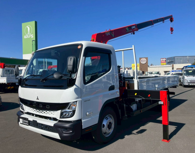 三菱ふそう キャンター 小型 平ボディ（クレーン付） 2PG-FEB90(103011) 1枚目