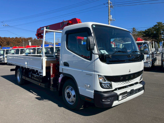 三菱ふそう キャンター 小型 平ボディ（クレーン付） 2PG-FEB90(103011) 4枚目