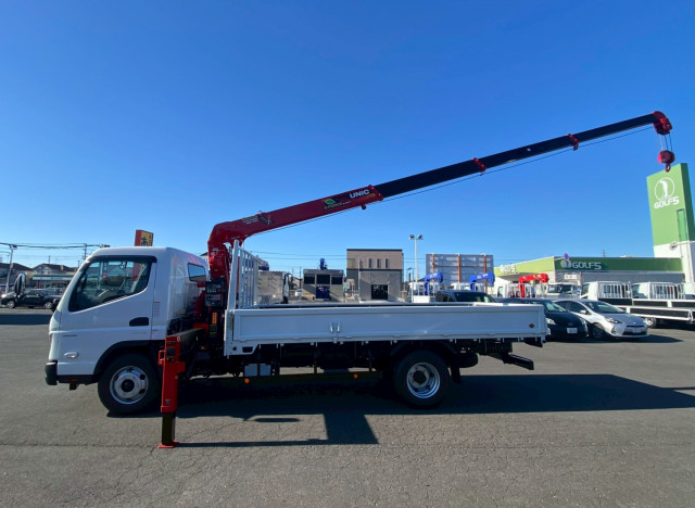 三菱ふそう キャンター 小型 平ボディ（クレーン付） 2PG-FEB80(103013) 4枚目