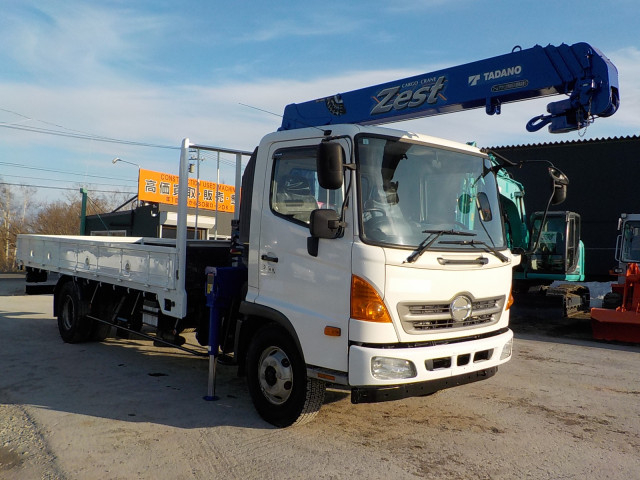 日野 レンジャー 中型 平ボディ（クレーン付） SDG-FC9JKAP(103014) 3枚目