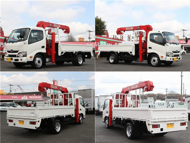 日野 デュトロ 小型 平ボディ（クレーン付） TKG-XZU655M(103052) 6枚目