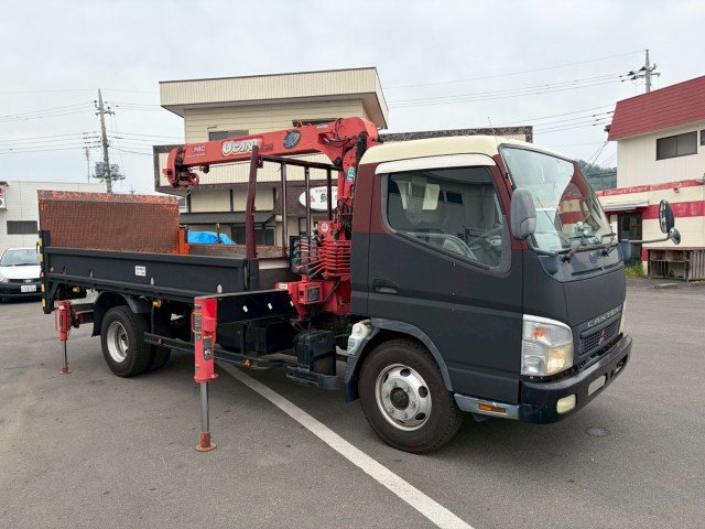 三菱ふそう キャンター 小型 平ボディ（クレーン付） PA-FE83DGY(110793) 6枚目