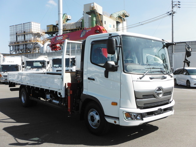 日野 レンジャー 中型 平ボディ（クレーン付） 2KG-FC2ABA(33215) 3枚目