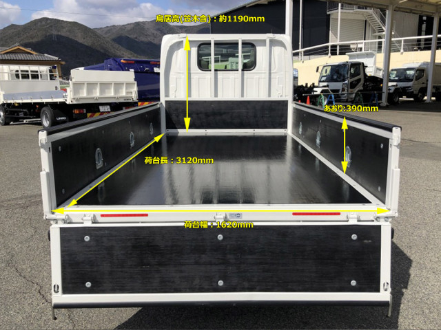 いすゞ エルフ 小型 平ボディ 3DF-NHR87AF(103154) 3枚目