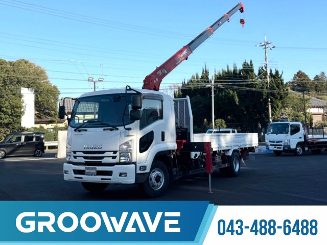 いすゞ フォワード 中型 平ボディ（クレーン付） 2RG-FRR90S2(103167) 1枚目