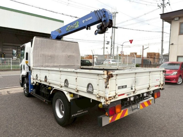 いすゞ フォワード 中型 平ボディ（クレーン付） TKG-FRR90S1(103315) 4枚目