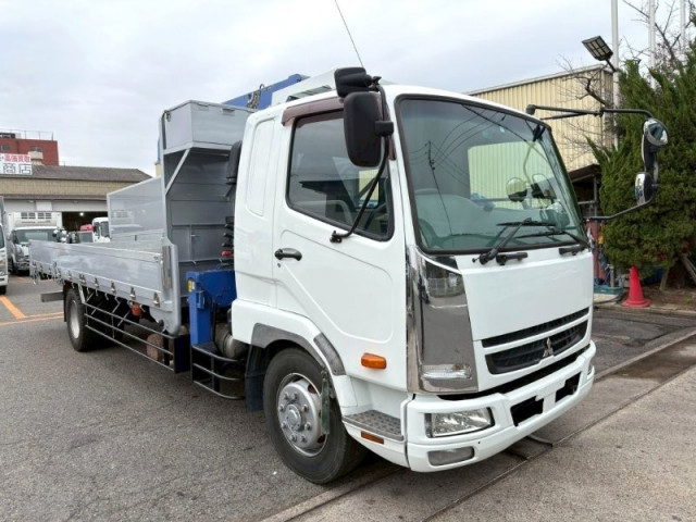 三菱ふそう ファイター 増トン 平ボディ（クレーン付） QKG-FK62FZ(103318) 2枚目