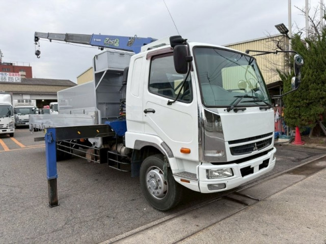 三菱ふそう ファイター 増トン 平ボディ（クレーン付） QKG-FK62FZ(103318) 6枚目