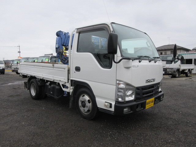 いすゞ エルフ 小型 平ボディ（クレーン付） TPG-NJR85A(103412) 2枚目
