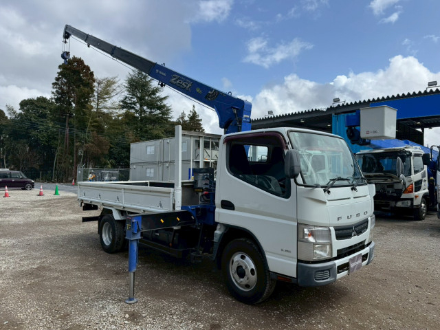 三菱ふそう キャンター 小型 平ボディ（クレーン付） TKG-FEA50(103446) 2枚目
