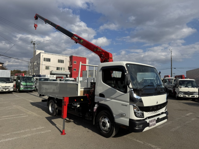 三菱ふそう キャンター 小型 平ボディ（クレーン付） 2RG-FEB80(103650) 2枚目