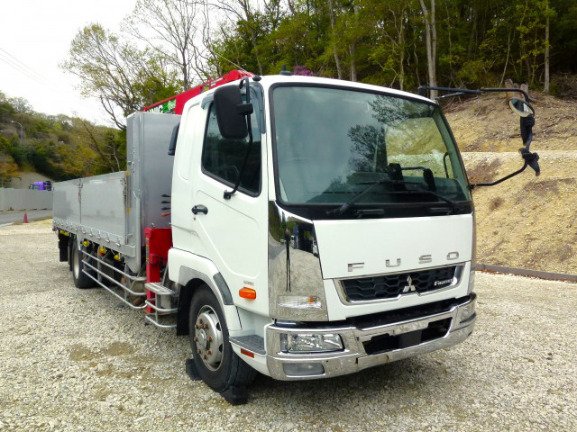 三菱ふそう ファイター 増トン 平ボディ（クレーン付） 2KG-FK65FZ(103674) 3枚目
