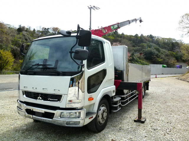 三菱ふそう ファイター 増トン 平ボディ（クレーン付） 2KG-FK65FZ(103674) 18枚目