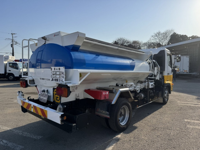 日野 レンジャー 中型 タンクローリー TKG-FC9JEAA(103718) 3枚目