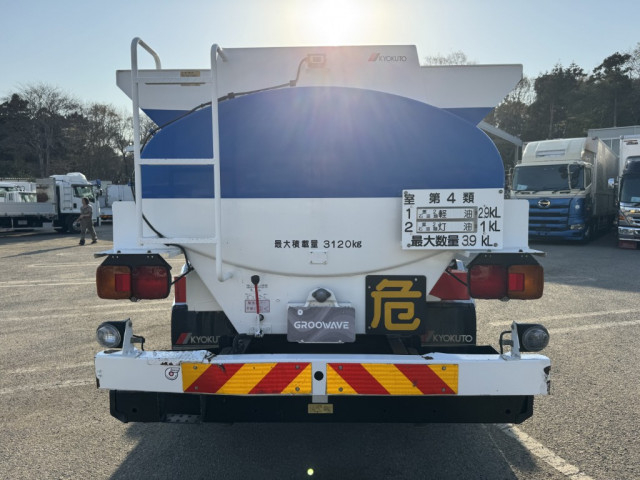 日野 レンジャー 中型 タンクローリー TKG-FC9JEAA(103718) 8枚目