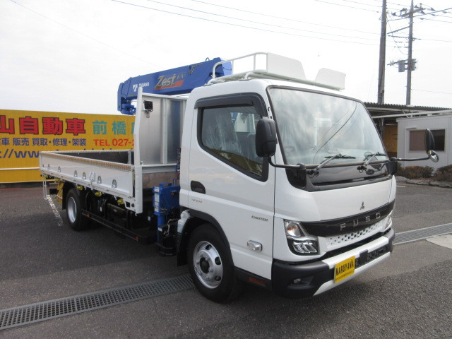 三菱ふそう キャンター 小型 平ボディ（クレーン付） 2PG-FEB80(103751) 2枚目