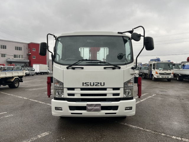 いすゞ フォワード 中型 平ボディ（クレーン付） TKG-FRR90S1(103848) 5枚目