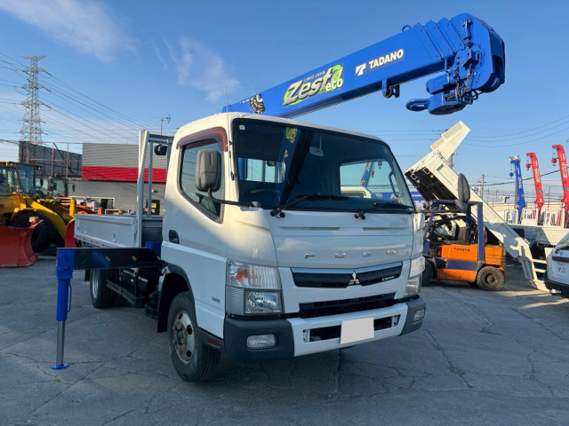 三菱ふそう キャンター 中型 平ボディ（クレーン付） TPG-FEB50(103855) 3枚目