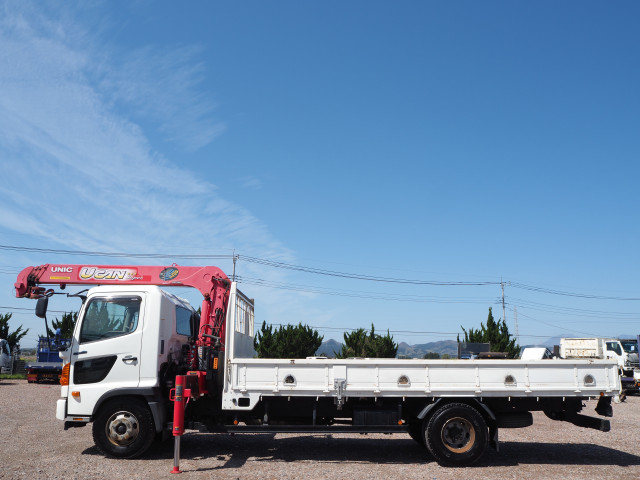 日野 レンジャー 中型 平ボディ（クレーン付） TKG-FC9JKAP(104063) 2枚目