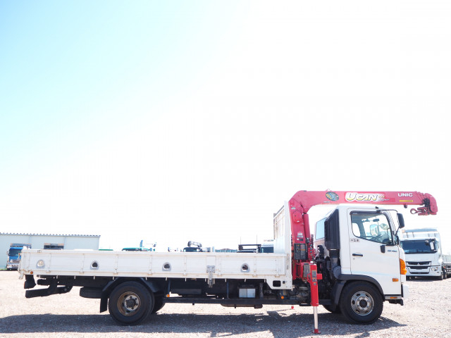 日野 レンジャー 中型 平ボディ（クレーン付） TKG-FC9JKAP(104063) 6枚目