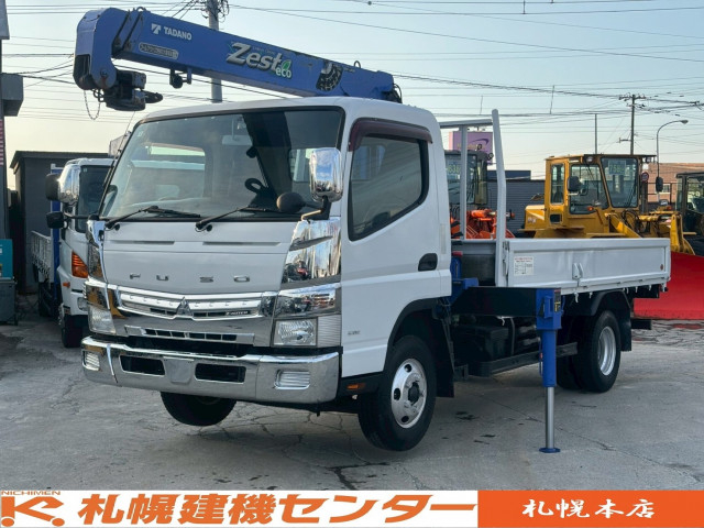 三菱ふそう キャンター 小型 平ボディ（クレーン付） TKG-FEB50(104064) 1枚目