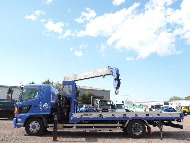 日野 レンジャー 増トン 平ボディ（クレーン付） ADG-FE8JLWA(104067) 2枚目