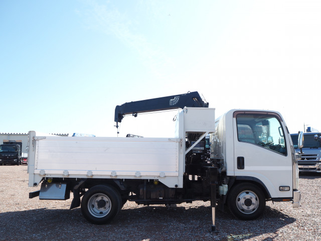 いすゞ エルフ 小型 平ボディ（クレーン付） TKG-NMS85AN(104132) 6枚目