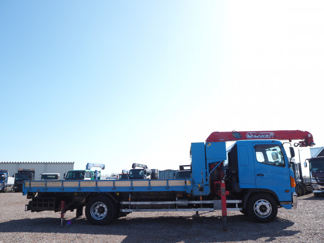 日野 レンジャー 増トン 平ボディ（クレーン付） BDG-FE8JLWG(104137) 6枚目