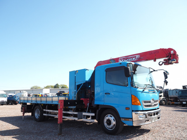 日野 レンジャー 増トン 平ボディ（クレーン付） BDG-FE8JLWG(104137) 7枚目