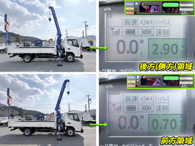 三菱ふそう キャンター 小型 平ボディ（クレーン付） 2PG-FEB90(104244) 16枚目