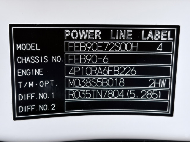三菱ふそう キャンター 小型 平ボディ（クレーン付） 2PG-FEB90(104243) 48枚目