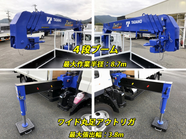 三菱ふそう キャンター 小型 平ボディ（クレーン付） 2PG-FEB90(104245) 12枚目