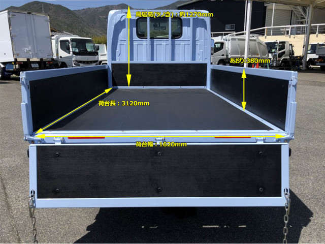 いすゞ エルフ 小型 平ボディ 3DF-NHR87AF(104301) 3枚目