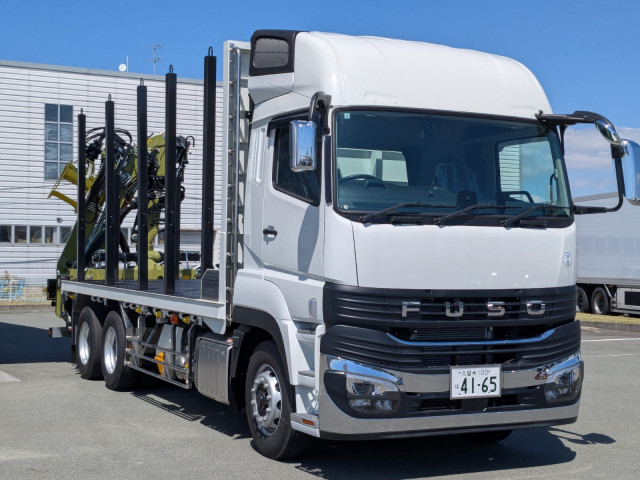 三菱ふそう スーパーグレート 大型 平ボディ（クレーン付） 2KG-FV80VYP(104401) 2枚目