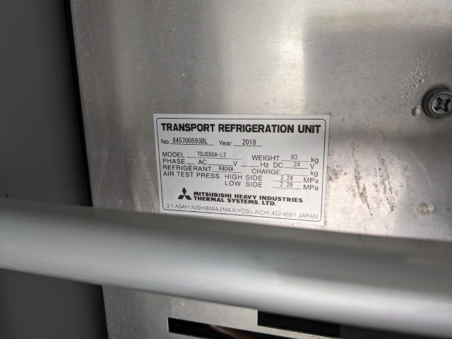 三菱ふそう キャンター 小型 冷蔵冷凍バン TPG-FEB50(104414) 17枚目