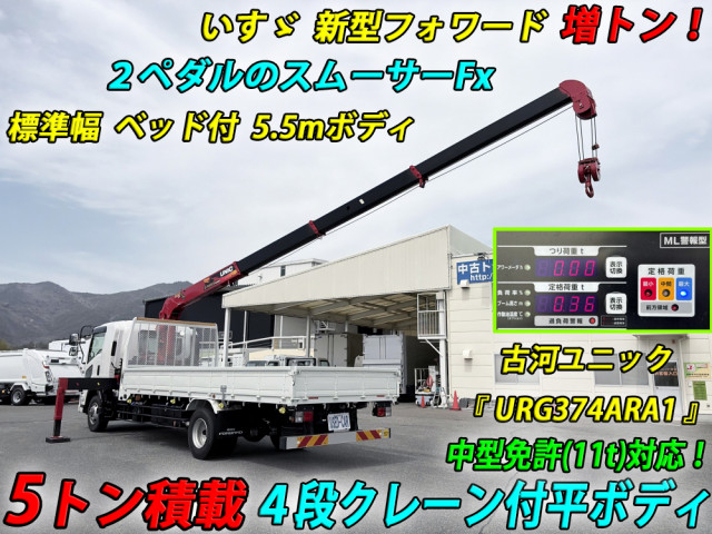 いすゞ フォワード 増トン 平ボディ（クレーン付） 2RG-FSR90S4(104500) 6枚目
