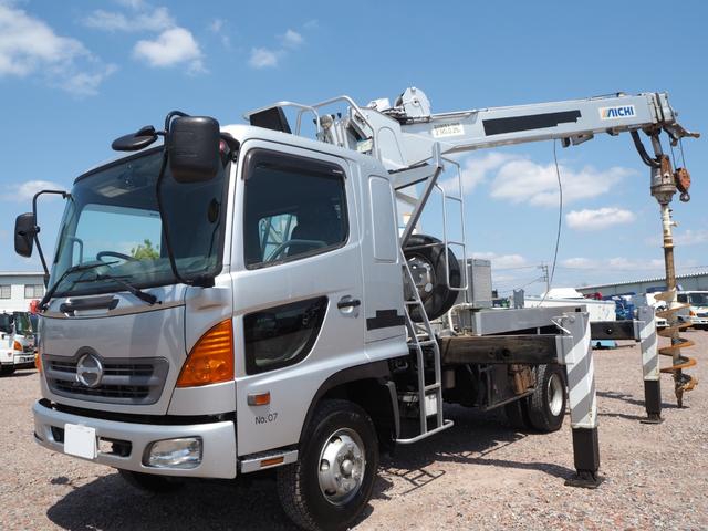 日野 レンジャー 中型 平ボディ（クレーン付） *********(104641) 2枚目